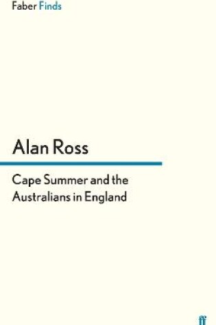 Cover of Cape Summer and the Australians in England