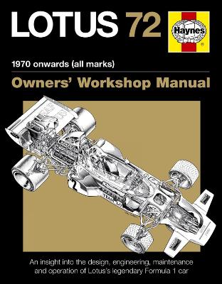 Book cover for Lotus 72 Owners' Manual