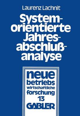 Book cover for Systemorientierte Jahresabschlußanalyse