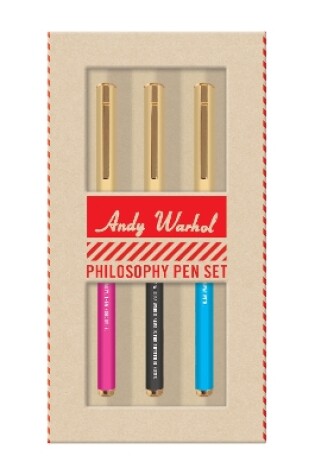 Cover of Andy Warhol Philosophy Pen Set