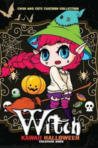 Cover of Kawaii Halloween Coloring Book