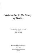 Book cover for Approaches to the Study of Politics