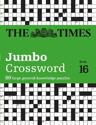 Book cover for The Times 2 Jumbo Crossword Book 16