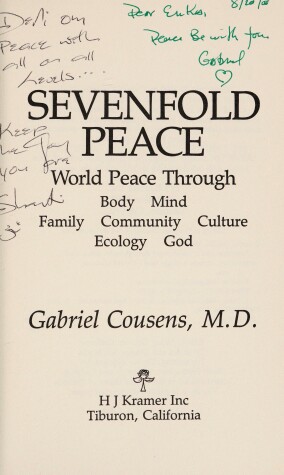 Book cover for Sevenfold Peace