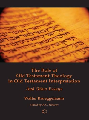 Book cover for The Role of Old Testament Theology in Old Testament Interpretation