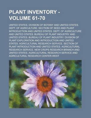 Book cover for Plant Inventory - Volume 61-70