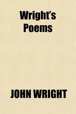 Book cover for Wright's Poems