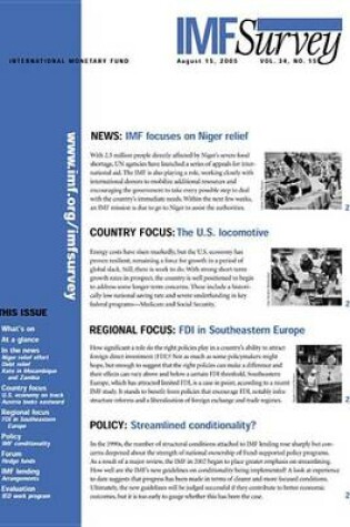 Cover of IMF Survey No.15, 2005