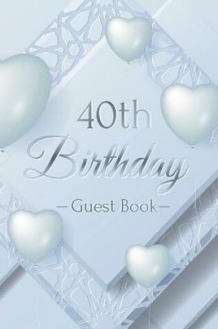 Cover of 40th Birthday Guest Book