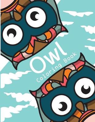 Book cover for Owl Coloring Book