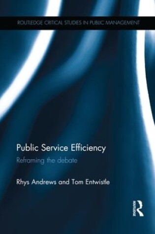 Cover of Public Service Efficiency