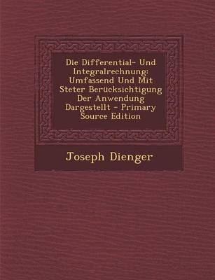 Book cover for Die Differential- Und Integralrechnung