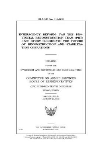 Cover of Interagency reform