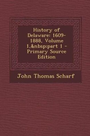 Cover of History of Delaware
