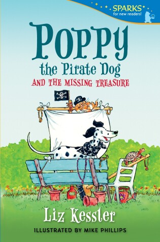 Book cover for Poppy the Pirate Dog and the Missing Treasure