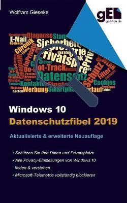 Book cover for Windows 10 Datenschutzfibel 2019