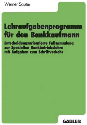 Book cover for Lehraufgabenprogramm für den Bankkaufmann