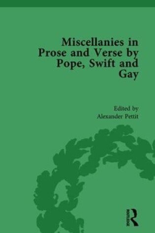 Cover of Miscellanies in Prose and Verse by Pope, Swift and Gay Vol 4