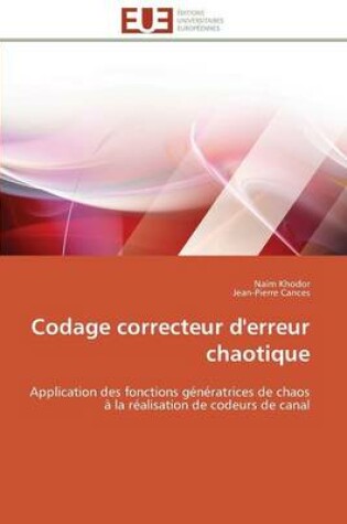 Cover of Codage Correcteur d'Erreur Chaotique