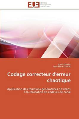 Book cover for Codage Correcteur d'Erreur Chaotique