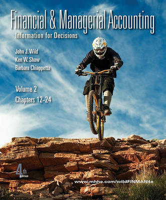 Book cover for Financial and Managerial Accounting Vol. 2 (Ch. 12-24) Softcover with Working Papers