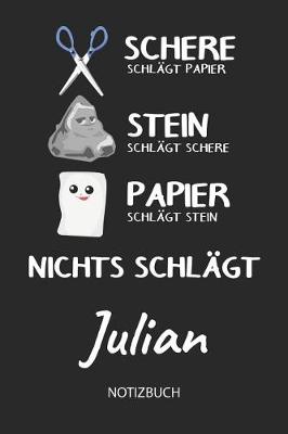 Book cover for Nichts schlagt - Julian - Notizbuch