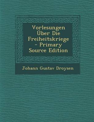 Book cover for Vorlesungen Uber Die Freiheitskriege