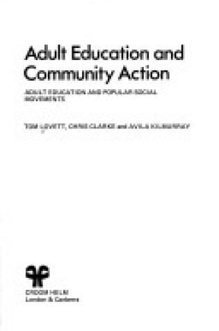 Cover of Adult Education and Community Action