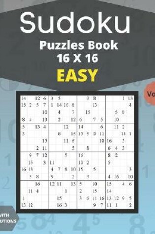 Cover of Sudoku easy Puzzles 16 X 16 - volume 2