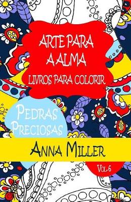 Book cover for Pedras Preciosas Livro Para Colorir Anti- Stress