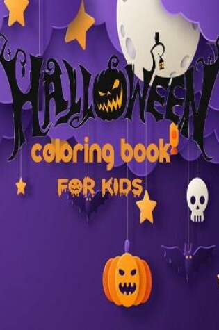 Cover of Halloween Coloring Book For Kids