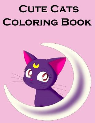 Book cover for Cute Cats Coloring Book