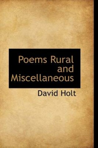 Cover of Poems Rural and Miscellaneous