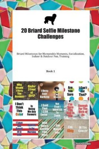 Cover of 20 Briard Selfie Milestone Challenges