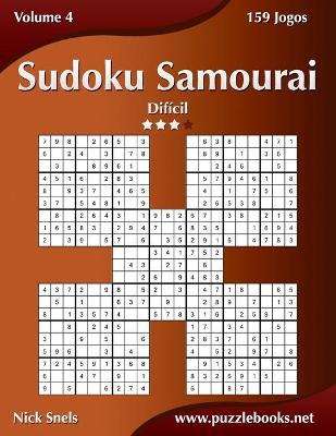 Cover of Sudoku Samurai - Difícil - Volume 4 - 159 Jogos