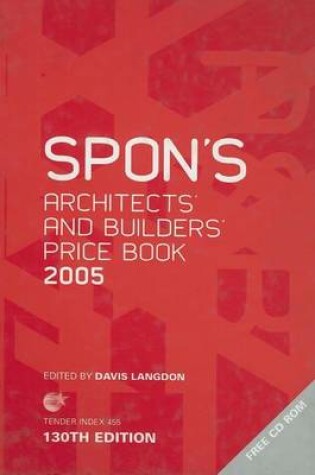 Cover of Spon's Architects' and Builders' Price Book