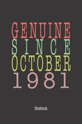 Cover of Genuine Since October 1981