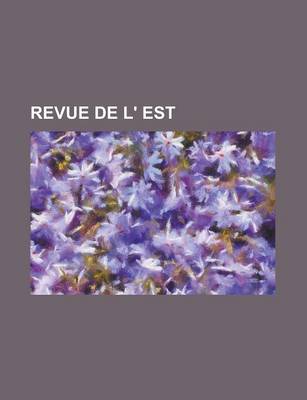 Book cover for Revue de L' Est