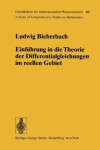 Book cover for Einführung in Die Theorie Der Differentialgleichungen Im Reellen Gebiet