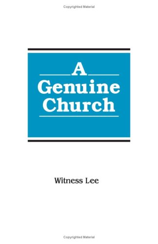 Book cover for A Genuine Church