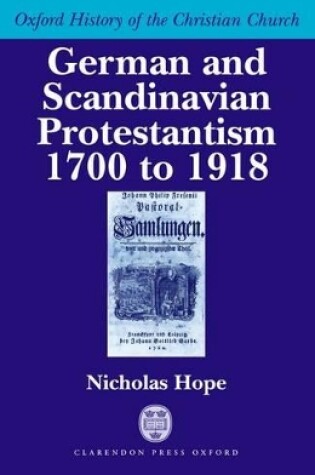 Cover of German and Scandinavian Protestantism 1700-1918