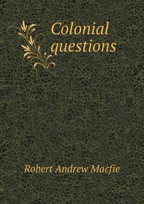 Book cover for Colonial questions