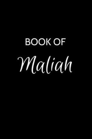 Cover of Book of Maliah