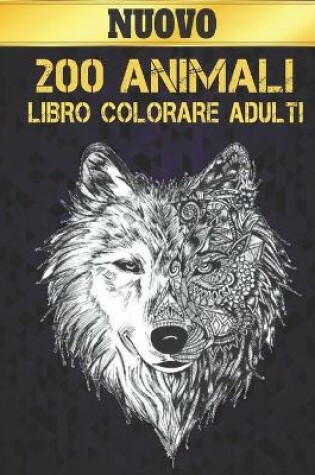 Cover of Libro Colorare Adulti Animali
