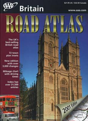 Cover of AAA Britain Road Atlas 2001