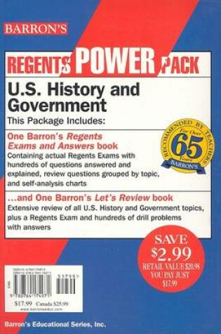 Cover of U.S. History and Government Power Pack