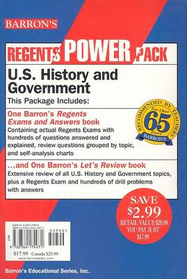 Book cover for U.S. History and Government Power Pack