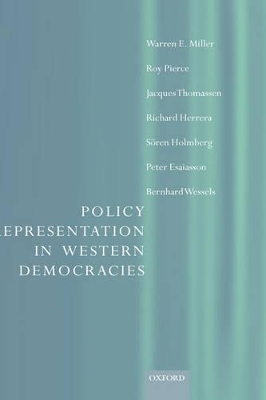 Book cover for Policy Representation in Western Democracies