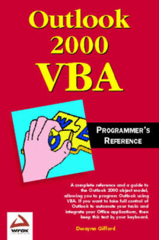 Cover of Outlook 2000 VBA Programmer's Reference