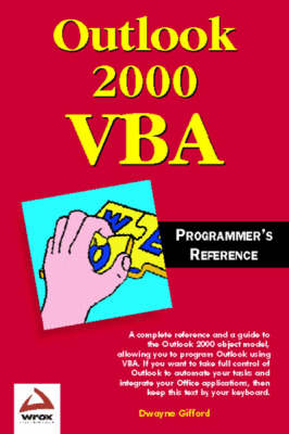 Book cover for Outlook 2000 VBA Programmer's Reference